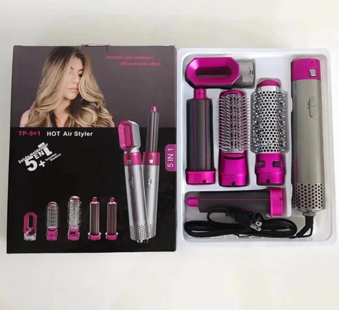RIZADOR DE PELO ELECTRICO 5 EN 1.